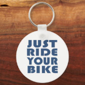 inspirerende citaten over fietsen sleutelhanger (Voorkant)