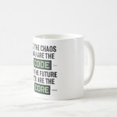Inspirerende codequote – Code en Core Koffiemok (Voorkant rechts)
