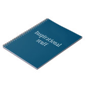 Inspirerende dingen Grappig Notitieboek (Linkerzijde)