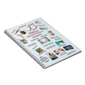 Inspirerende Doelen Visie Bord Collage Foto's Notitieboek (Rechterzijde)