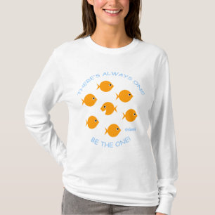 Inspirerende elementaire leraar die woorden aanmoe t-shirt