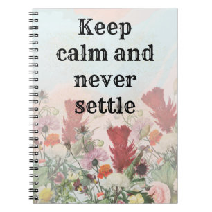 Inspirerende en zelf-liefde zin notitieboek