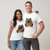 Inspirerende Floating Toad Face Art T-shirt (Unisex)