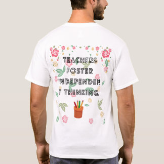 Inspirerende gedachten, veranderende toekomst t-shirt