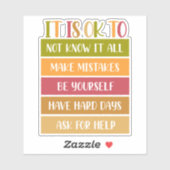 Inspirerende Gezondheidsquote Sticker (Vel)