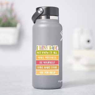 Inspirerende Gezondheidsquote Sticker