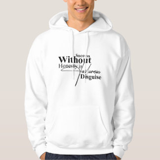 Inspirerende Integriteit Typografie Hoodie