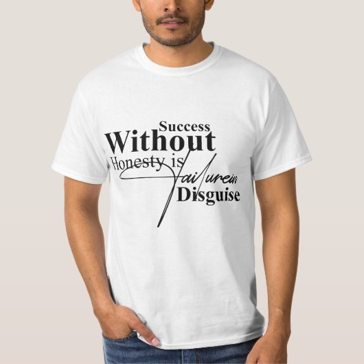 Inspirerende Integriteit Typography T-shirt (Voorkant)