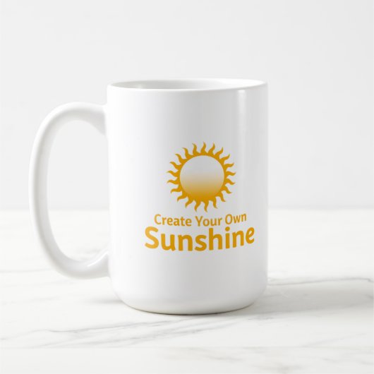 Inspirerende 'Jouw Zonneschijn Mok' Koffiemok (Links)