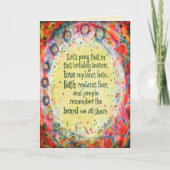 Inspirerende Kerstvakantie met hoop Kaart (Voorkant)