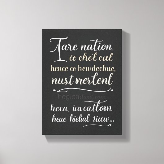 Inspirerende kunst en inrichting voor elke kamer canvas afdruk (Voorkant)