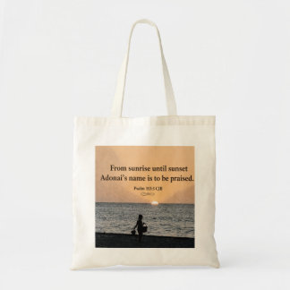 🛍️Inspirerende Messiaanse christelijke psalm 133- Tote Bag