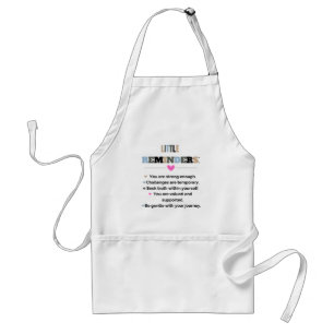 Inspirerende Motiverende Cadeaus Kleine Herinnerin Standaard Schort