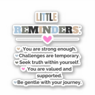 Inspirerende Motiverende Cadeaus Kleine Herinnerin Sticker