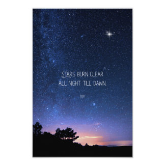 Inspirerende Motiverende Rumi Citaat Sterren Foto Afdruk