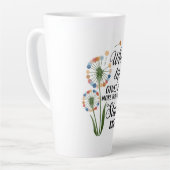 Inspirerende Paardenbloem Latte Mok (Linkerhoek)