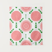 Inspirerende positieve citaat moderne typografie P Wandkleed (Voorkant)