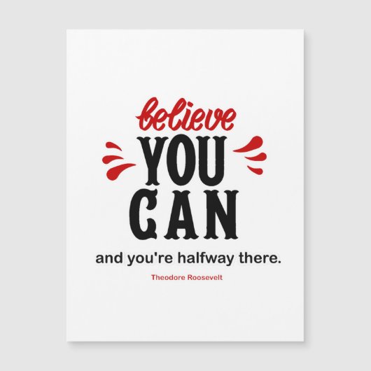 Inspirerende Presidentiële Bekende Quote (Voorkant)