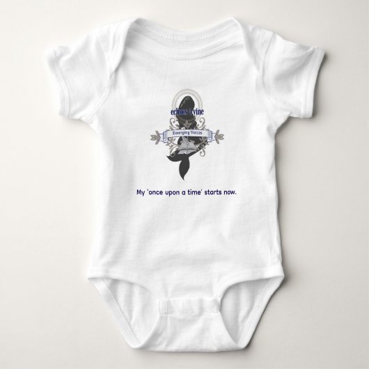 Inspirerende Quote Baby Romper (Voorkant)