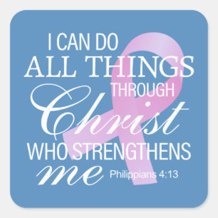 Inspirerende quote borstkankerbewustzijn   STICKER