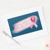Inspirerende quote borstkankerbewustzijn | STICKER (Envelop)