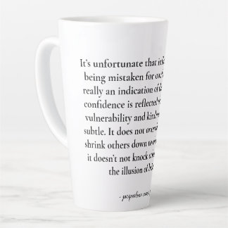 Inspirerende quote latte mok