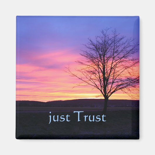 Inspirerende Quote Magnet Magneet (Voorkant)