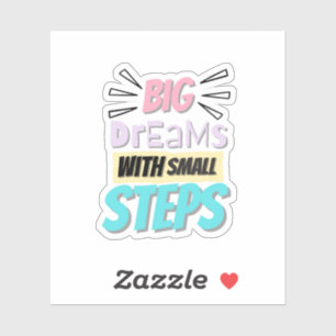 Inspirerende Quote Sticker
