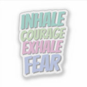 Inspirerende Quotes Sticker (Voorkant)