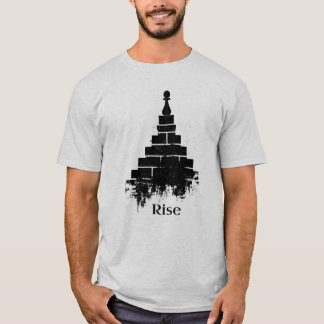 Inspirerende Rise Chess Pawn T-shirt