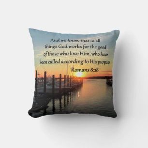 INSPIRERENDE ROMEINEN 8:28 DESIGN KUSSEN