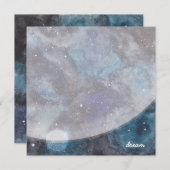 Inspirerende ruimte sterrenstelsel dromen kinderen notitiekaartje (Voorkant / Achterkant)