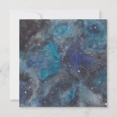 Inspirerende ruimte sterrenstelsel dromen kinderen notitiekaartje (Achterkant)