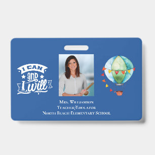 Inspirerende school vrijwilliger personeel leraar badge