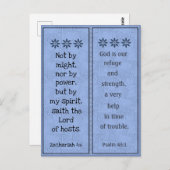 Inspirerende Schrift Bladwijzer Briefkaart (Voorkant / Achterkant)