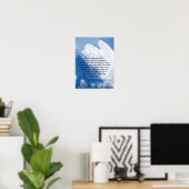 Inspirerende Schrift Openbaring Engel Poster (Thuiskantoor)