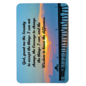 INSPIRERENDE SERENITEIT GEBEDSMAGNEET MAGNEET (Verticaal)