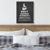 Inspirerende Sjabloon van de Grafiek van het Chalk Canvas Afdruk (Insitu (Slaapkamer))