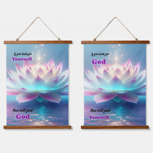 Inspirerende spirituele God quote wandkunst Hangend Wandkleed