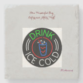 Inspirerende Steentype: Marmeren Onderzetter (Voorkant)