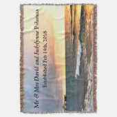 INSPIRERENDE SUNRISE GEPERSONALISEERDE BRUILOFT DE DEKEN (Voorkant Verticaal)