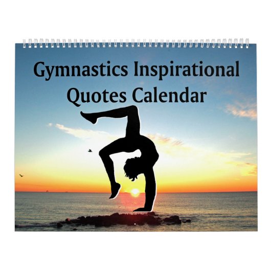 INSPIRERENDE SUNRISE GYMNASTIEK QUOTE KALENDER (Hoes)