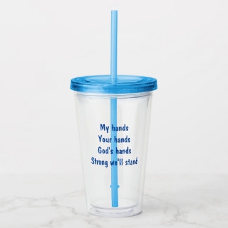 Inspirerende tumbler  acryl drinkbeker