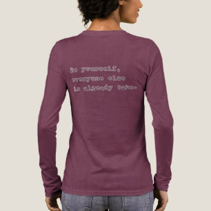 Inspirerende typografie met citaat Tri-Blend shirt