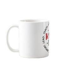 Inspirerende typografie mok voor leraren