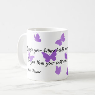 Inspirerende Vlinder Toekomst Citat Geschenk Mok