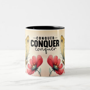 Inspirerende Vlinder Wrap Tweekleurige Koffiemok