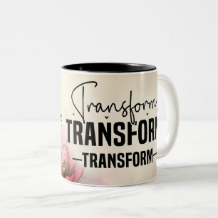Inspirerende Vlinder Wrap Tweekleurige Koffiemok