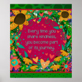 Inspirerende vriendelijkheid Quote Classroom Inspi Poster (Voorkant)