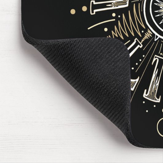 Inspirerende WAKE UP 4 LIFE citaat illustratie Muismat (Hoek)